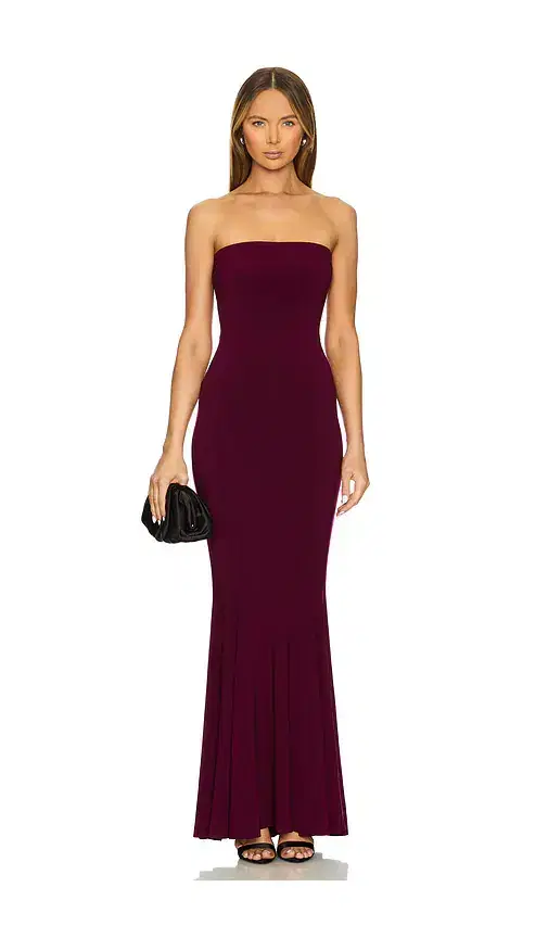 Norma Kamali x REVOLVE Strapless Fishtail Gown