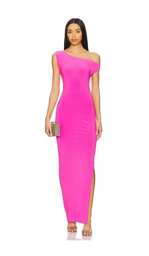 Norma Kamali x REVOLVE Drop Shoulder Fitted Gown