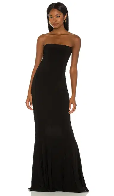 Norma Kamali x REVOLVE Strapless Fishtail Gown | Thumbnail 1 Norma Kamali x REVOLVE Strapless Fishtail Gown | Thumbnail 1