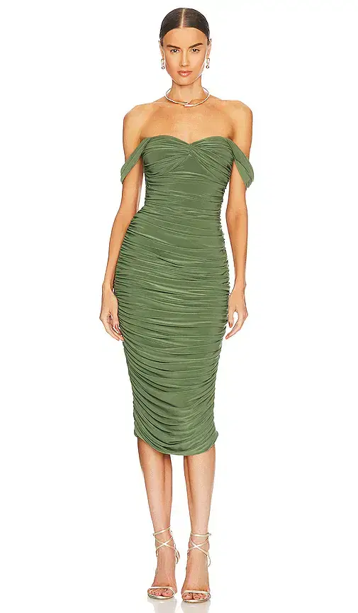 Norma Kamali Walter Midi Dress