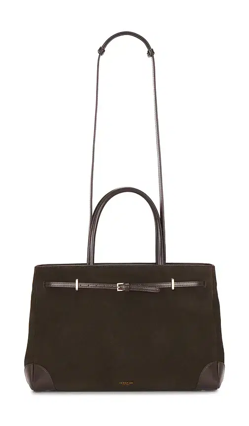 VERAFIED Suede Book Tote Bag