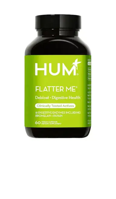 HUM Nutrition Flatter Me Plus Digestive Enzyme Supplement | Thumbnail 1 HUM Nutrition Flatter Me Plus Digestive Enzyme Supplement | Thumbnail 1