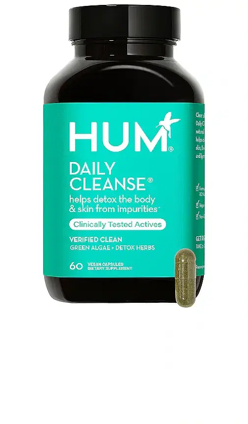 HUM Nutrition Daily Cleanse Clear Skin and Body Detox Supplement