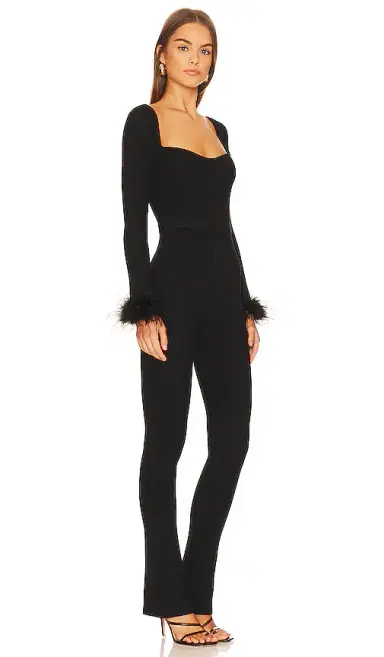 Lovers and Friends Evana Feather Jumpsuit | Thumbnail 2