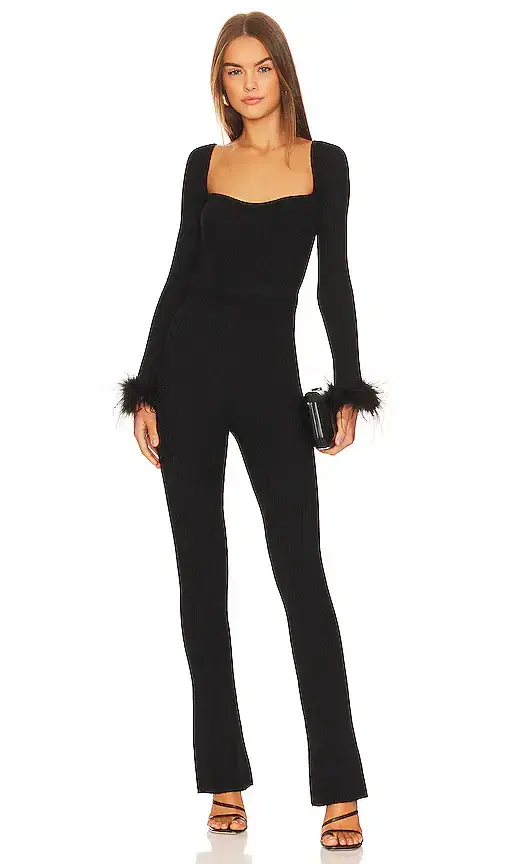 Lovers and Friends Evana Feather Jumpsuit