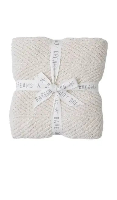 Barefoot Dreams Bamboo CozyChic Herringbone Blanket | Thumbnail 1