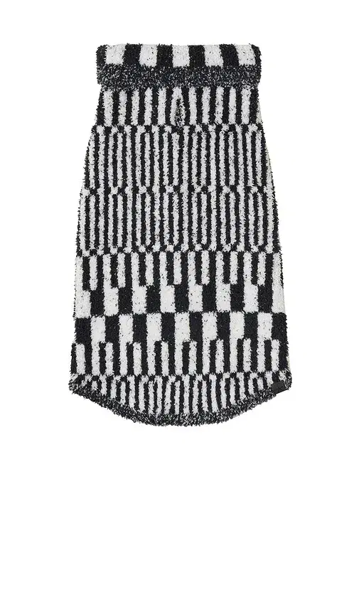 Barefoot Dreams CozyChic Abstract Check Pet Sweater