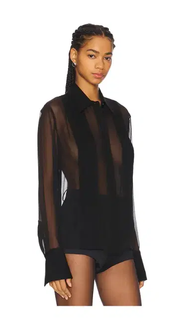 SANS FAFF Meghan Panelled Silk Blouse | Thumbnail 2