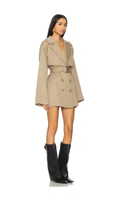 SNDYS Victoria Mini Trench Dress | Thumbnail 2
