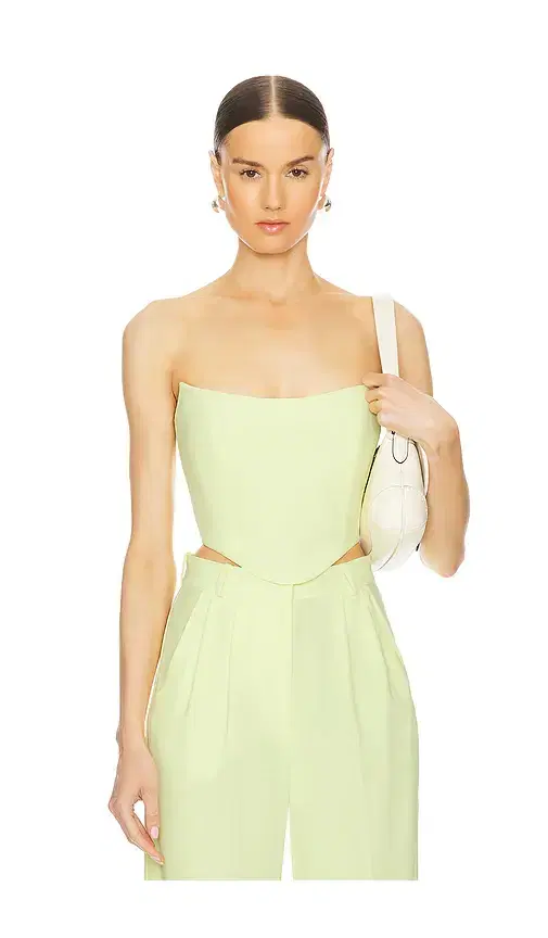 Amanda Uprichard Sabine Crop Top