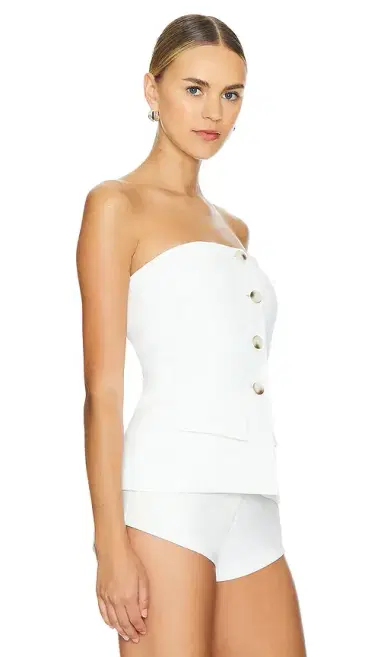 Amanda Uprichard Kourt Strapless Top | Thumbnail 2