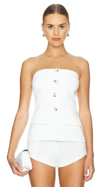 Amanda Uprichard Kourt Strapless Top | Thumbnail 1