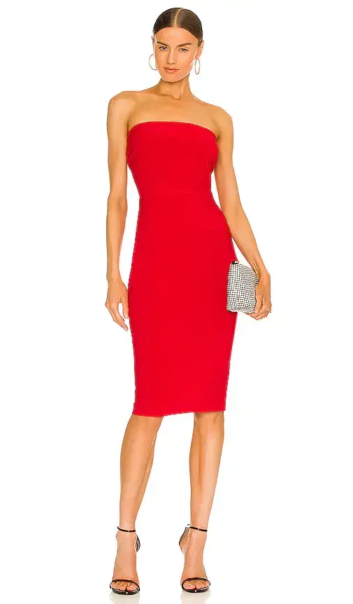 x REVOLVE Strapless Dress to Knee Dress