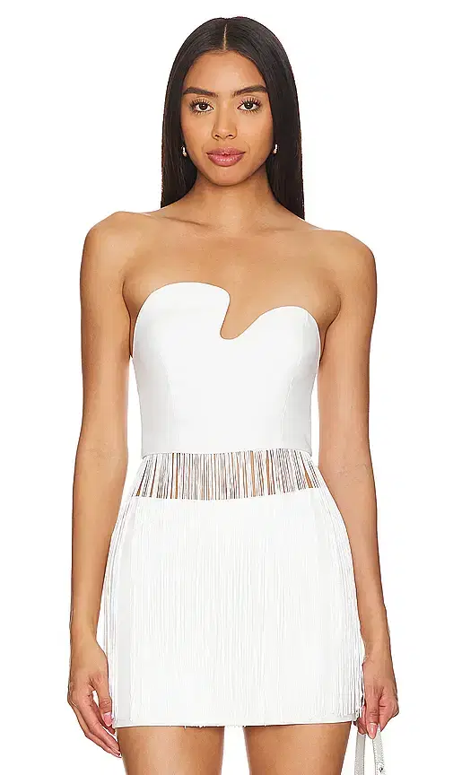 Amanda Uprichard x REVOLVE Puzzle Strapless Top
