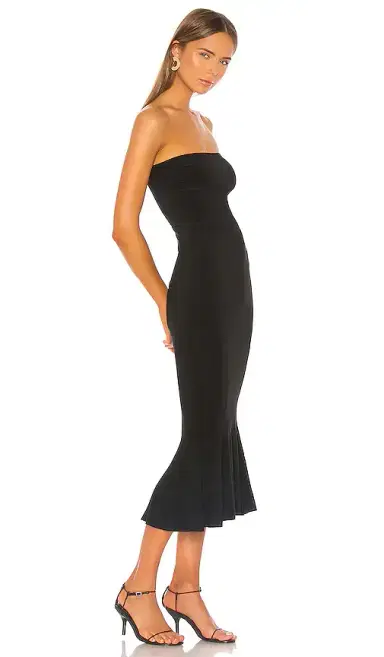 Norma Kamali Strapless Fishtail Dress | Thumbnail 2