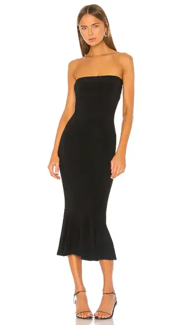 Norma Kamali Strapless Fishtail Dress | Thumbnail 1