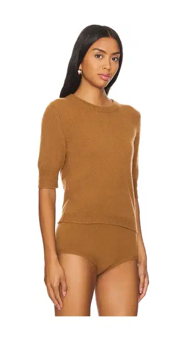 W. Cashmere Celina Short Sleeve Pullover | Thumbnail 2