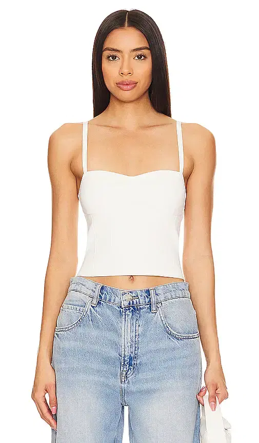 Camila Coelho Jade Knit Bustier