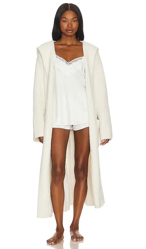 CozyChic Ribbed Hooded Robe