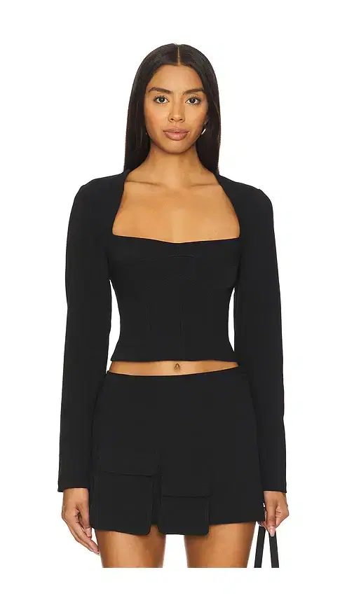 Camila Coelho Millie Long Sleeve Top