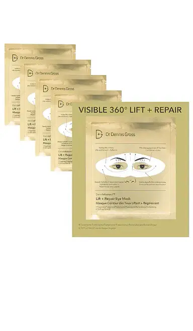 Dr. Dennis Gross Skincare Derminfusions Lift + Repair Eye Mask 4 Pack | Thumbnail 1