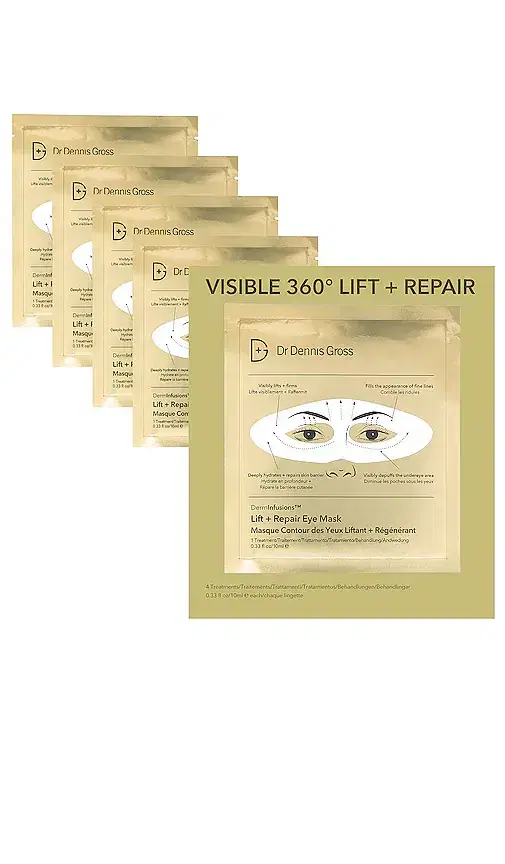 Dr. Dennis Gross Skincare Derminfusions Lift + Repair Eye Mask 4 Pack