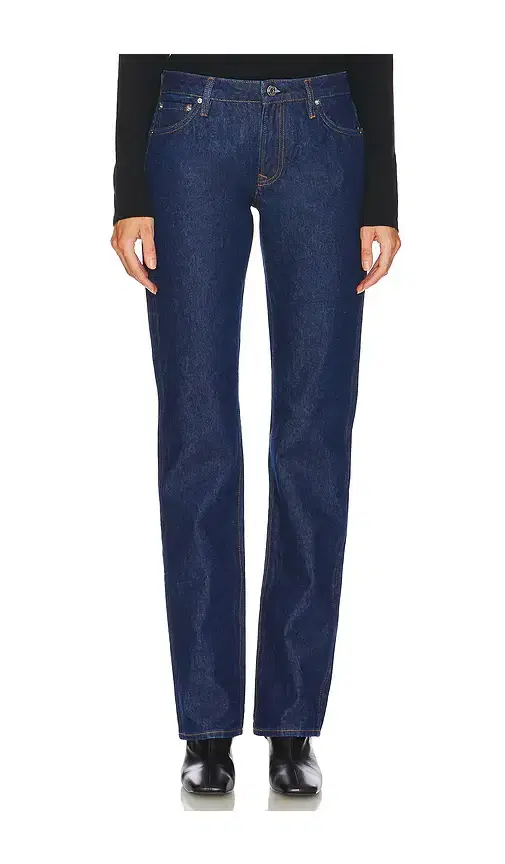 Isabel Low Rise Straight Jeans