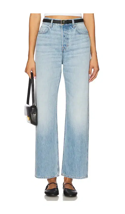 GRLFRND Graham High Rise Straight Jeans
