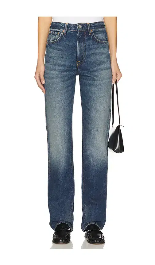 GRLFRND Sara Super High Rise Straight Jeans