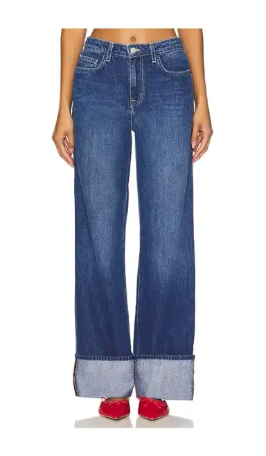 L'AGENCE Miley Wide Leg Jeans | Thumbnail 1