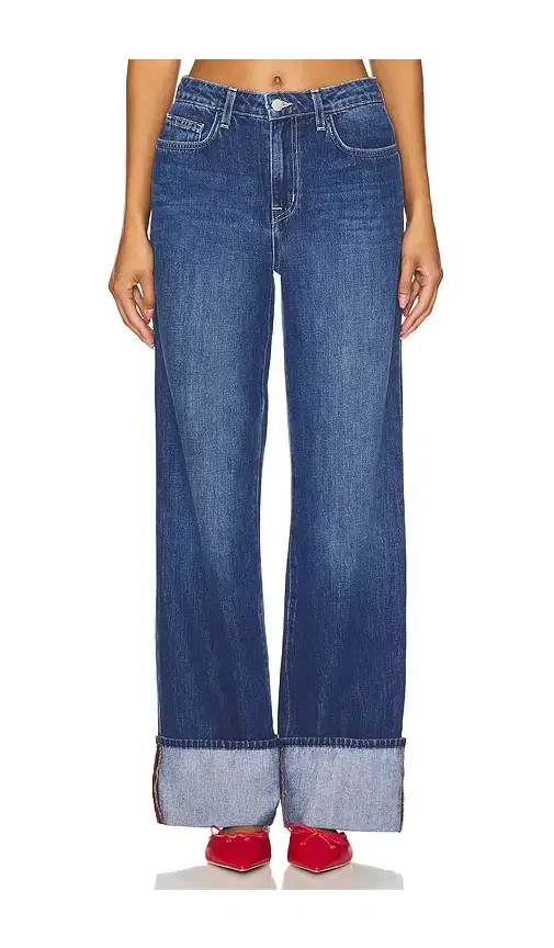 L'AGENCE Miley Wide Leg Jeans