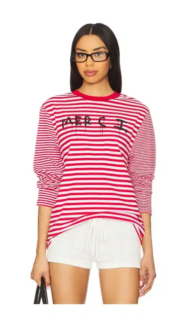 etre cecile Merci Breton Long Sleeve Tshirt | Thumbnail 1
