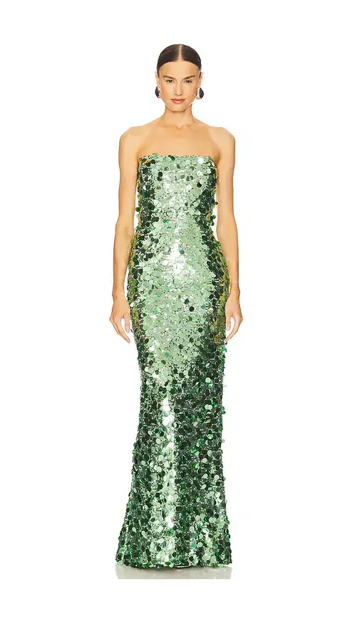 Bronx Banco Farah Strapless Gown