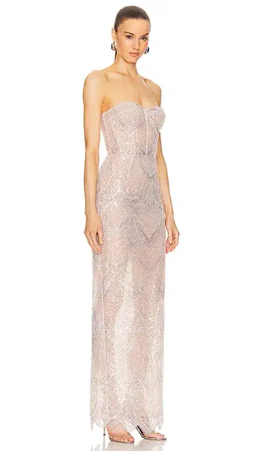 Bronx and Banco Giselle Blanc Gown | Thumbnail 2 Bronx and Banco Giselle Blanc Gown | Thumbnail 2