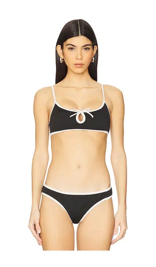 CAROLINE CONSTAS Gillian Keyhole Bikini Top
