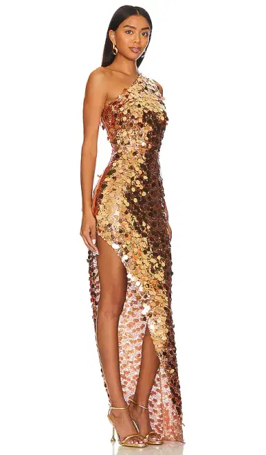 Bronx and Banco Farah One Shoulder Gown | Thumbnail 2