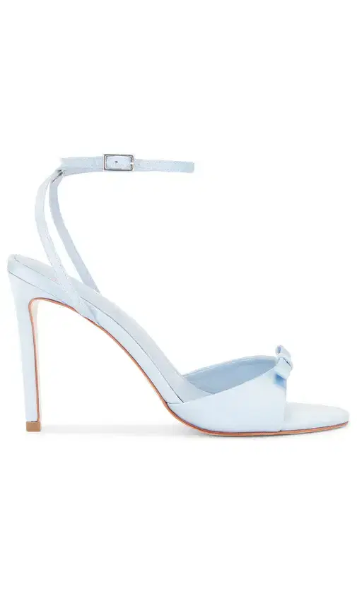 Black Suede Studio Albie 100 Bow Sandal