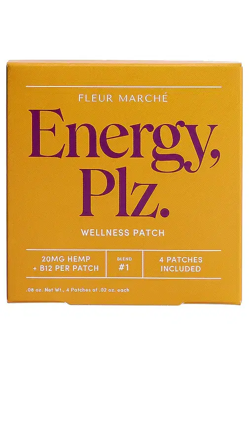 Fleur Marche Energy, Plz CBD Patch 4 Count