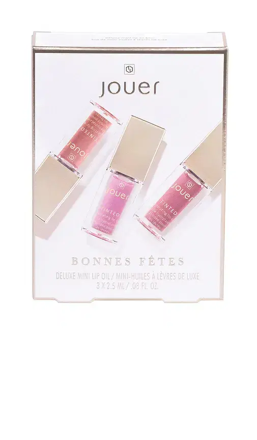 Jouer Cosmetics Bonnes Fetes Deluxe Mini Lip Oil