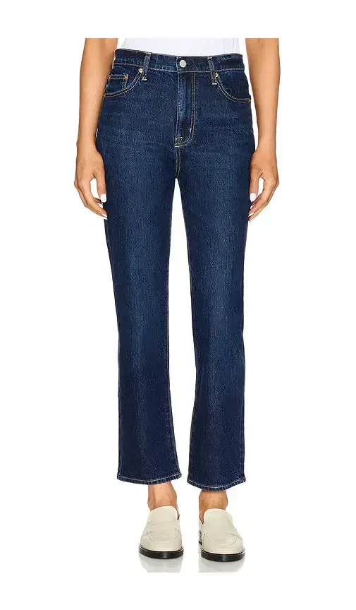 Bri High Rise Straight Leg Jeans