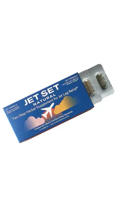 JET SET NATURAL Two-Step Herbal Supplement for Jet Lag Relief | Thumbnail 2 JET SET NATURAL Two-Step Herbal Supplement for Jet Lag Relief | Thumbnail 2