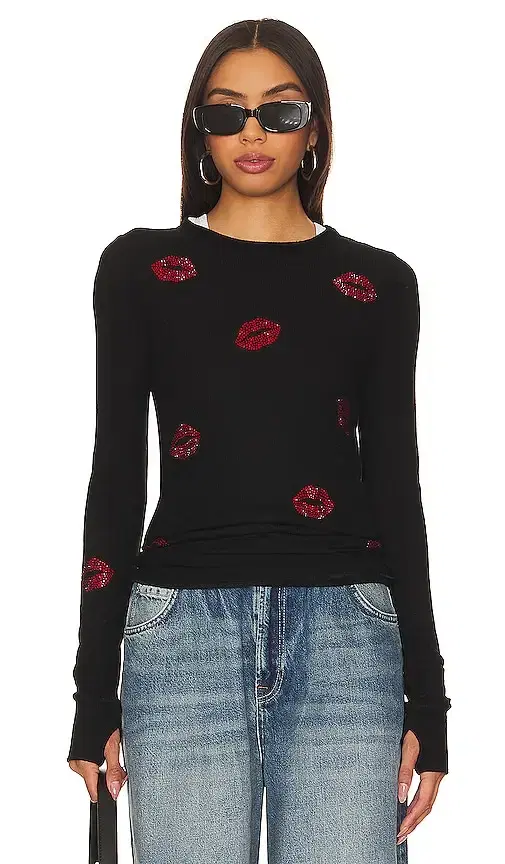 Lauren Moshi Mckinley Thermal Tee