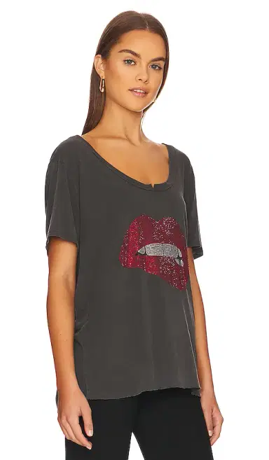 Lauren Moshi Delara Crystal Biting Lip Top | Thumbnail 2 Lauren Moshi Delara Crystal Biting Lip Top | Thumbnail 2