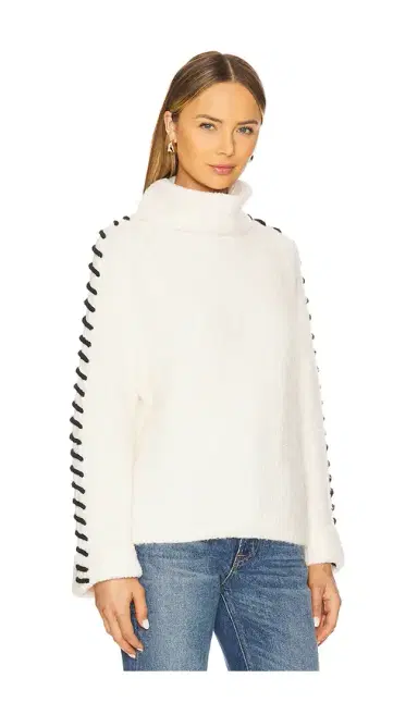 525 America Vida Boucle Whip Stitch Pullover | Thumbnail 2