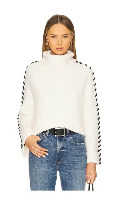 525 America Vida Boucle Whip Stitch Pullover | Thumbnail 1
