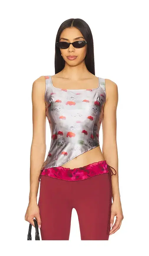 Zemeta Cry Dog Asymmetric Top
