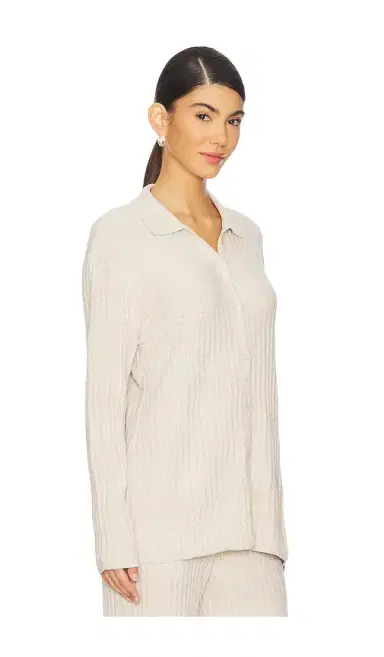 Barefoot Dreams CozyChic Ultra Light Wave Shirt | Thumbnail 2