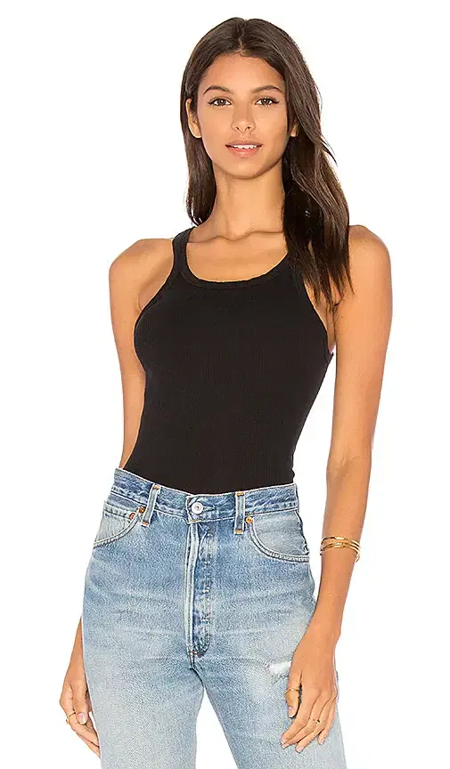 x Hanes Ribbed Tank