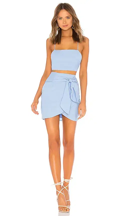 superdown Milah Wrap Skirt Set