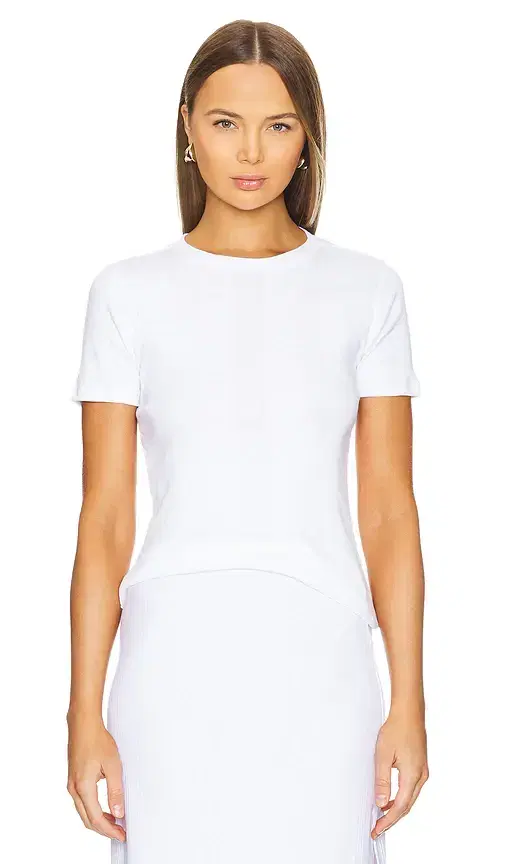 Short Sleeve Cotton Rib Tee